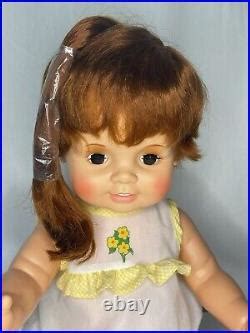 24 IDEAL 1972 Vintage Baby Crissy Vinyl Chrissy Doll Red Growing Hair ...