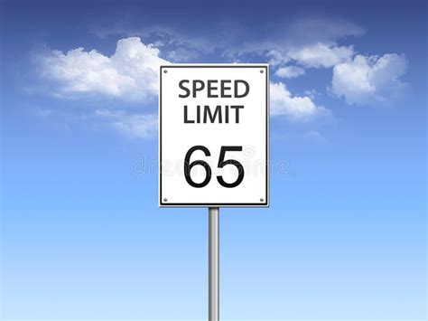 Speed Limit Sign 65