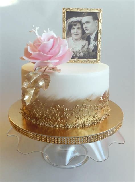 50th wedding anniversary cake by Jitkap - cakesdecor.com/... #50th # ...