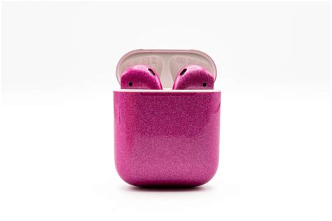 Apple Airpods 2. generation with ladecase, Bluetooth, Custom Pink ...