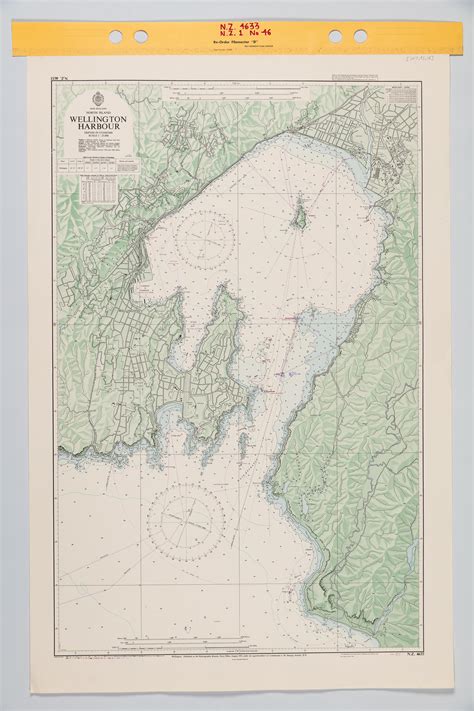 Chart: Wellington Harbour - New Zealand Maritime Museum