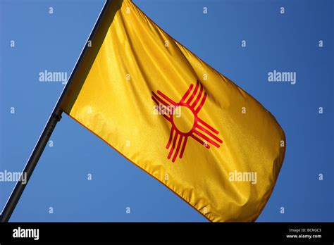 New Mexico State Flag Stock Photo - Alamy