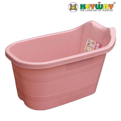 Keyway hard plastic four seasons bath bucket bath bucket child bath tub adult bathtub on ...