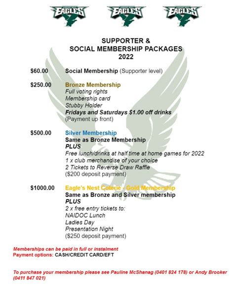 Club Memberships – Airport West FC