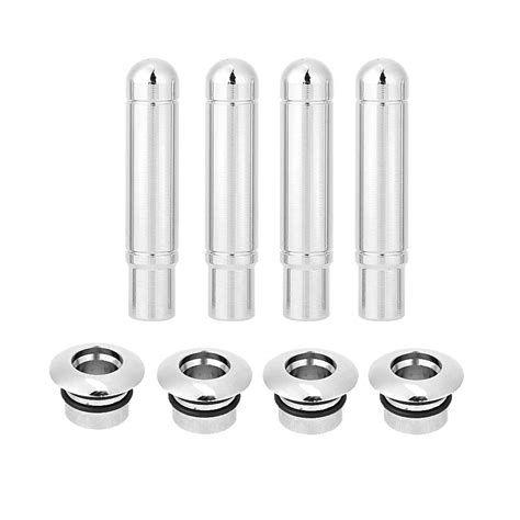 Amazon.com: SolUptanisu Car Door Lock Knob Set, Aluminum, Key Lock ...