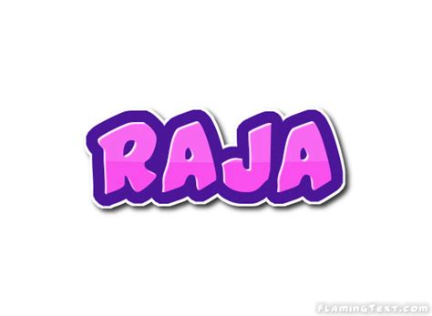 Raja Logo | Free Name Design Tool from Flaming Text