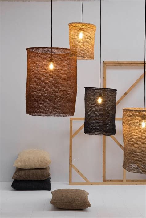 Organic Lighting Design - NUS Lamps, Made of Crocheted Sisal Fibres | Archi-living.com - Web ...