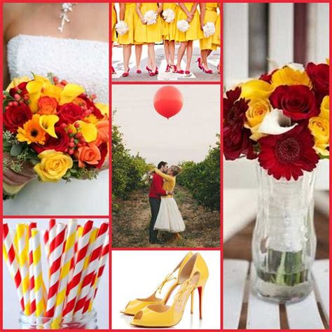 37 best Red & Yellow Wedding Ideas images on Pinterest | Casamento, Red ...