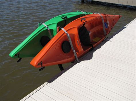 Dock Rack for 2 Kayaks | Horizontal | Galvanized Rustproof | Kayak rack, Kayaking, Kayak storage