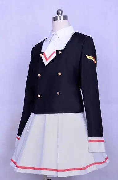 2016 Anime CARDCAPTOR SAKURA cosplay KINOMOTO SAKURA school uniform cos ...