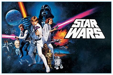 Star Wars A New Hope Poster Star Wars Episode Iv: A New Hope Movie ...