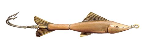 1853 copper Giant Haskell Minnow In 2003, the lure was sold at Lang’s Discovery Auction in Wate ...