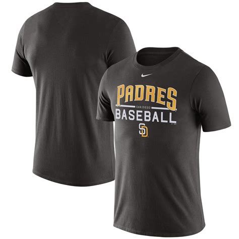 Men's San Diego Padres Nike Brown Practice T-Shirt