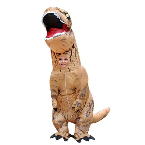 Kids Blow Up Costumes Inflatable Dinosaur T Rex Costume Halloween Suit - Pjsbuy.com