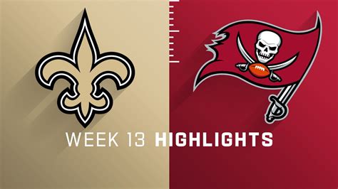 New Orleans Saints vs. Tampa Bay Buccaneers highlights | Week 13