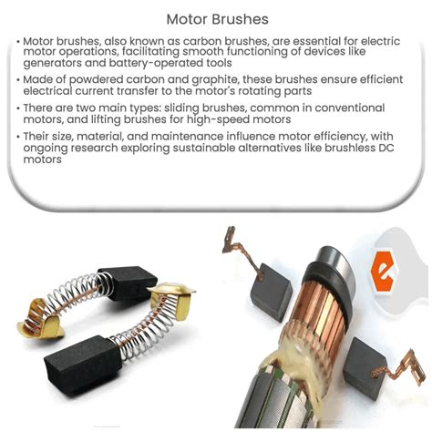 Motor Brushes | How it works, Application & Advantages