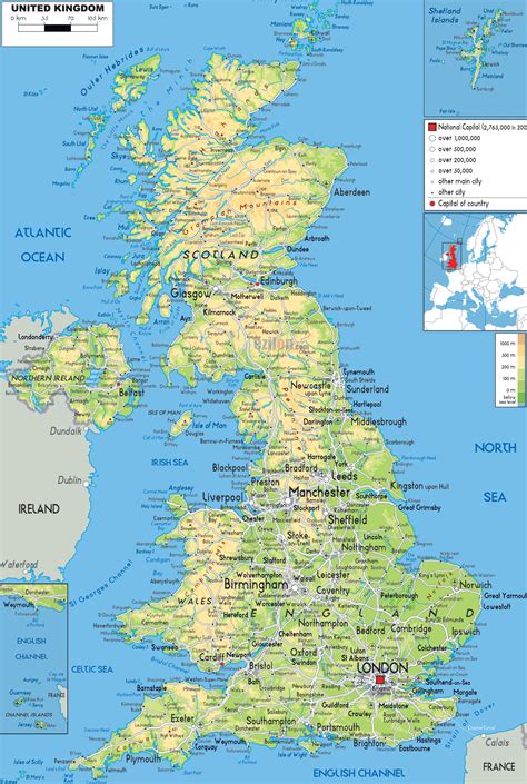 Political Map of United Kingdom