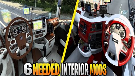 6 LUXURY TRUCK INTERIOR MODS for 1.50-1.44 | ETS 2 Mods - YouTube