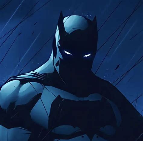 Blue Batman Comic Art