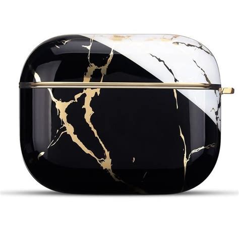 Marble Airpod Pro Case With Gold Accents