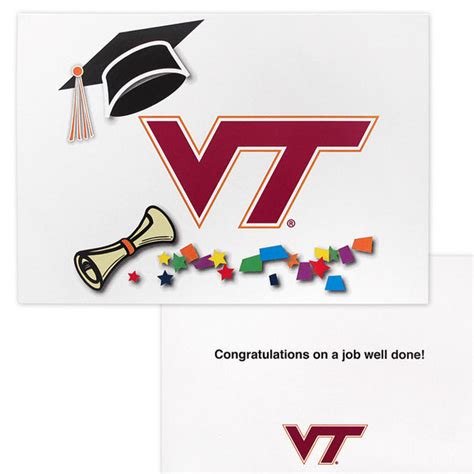 Virginia Tech Graduation Cap Card – Campus Emporium