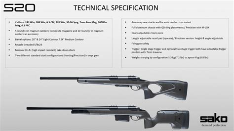 Introducing: The SAKO S20 Hunting/Precision Rifle - Pre Order Now!!! - Alberta Outdoors Forum