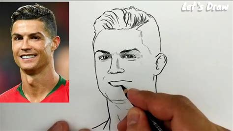 ASMR DRAWING cristiano ronaldo / cr7 player from manchester united ...