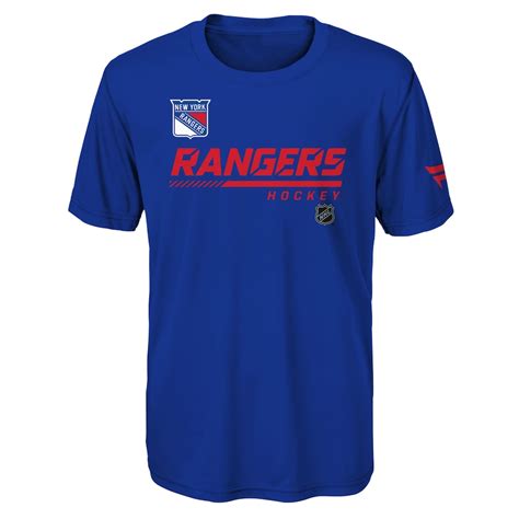 New York Rangers Fanatics Branded Youth Authentic Pro Performance T ...