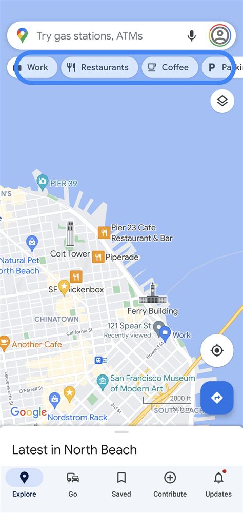 Search for nearby places & explore the area - Android - Google Maps Help