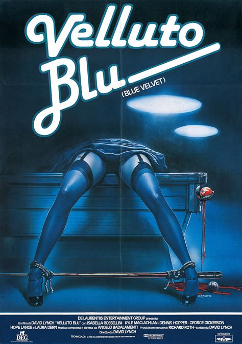 Blue Velvet Original 1986 Italian Due Fogli Movie Poster - Posteritati ...