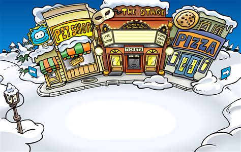 Plaza | Club Penguin Rewritten Wiki | Fandom | Club penguin, Penguin ...