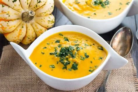 Soupe de courge butternut d'hiver - la recette facile.