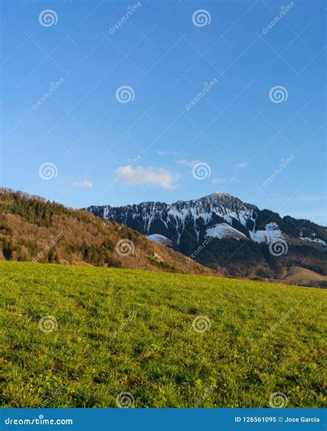 Sunset Light in Swizerland Alps Stock Image - Image of outdoor ...