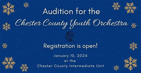 23-24 Auditions, Chester County Intermediate Unit, Downingtown, January 10 2024 | AllEvents.in