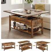 Rent to own JOKLIUENRSS Lift Top Coffee Table, 4-in-1 Multi-Function ...