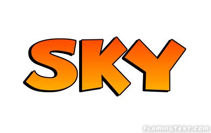 Sky Logo | Free Name Design Tool from Flaming Text