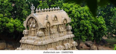 Mahabalipuram Temple Tower Architecture Image White Stock Photo 1560037424 | Shutterstock