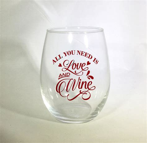 Personalized Stemless Wine Glasses