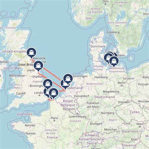 ברגל ארובה קהילה uk ferry routes map חיידקים לרשת מנהיג