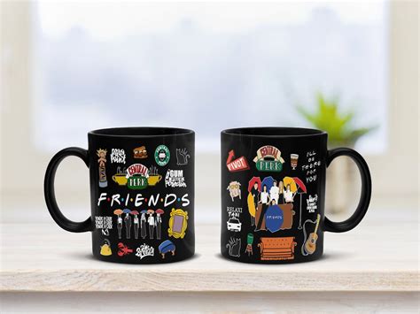 Friends Themed Coffee Mug Friends TV Series Fan Gifts | Etsy
