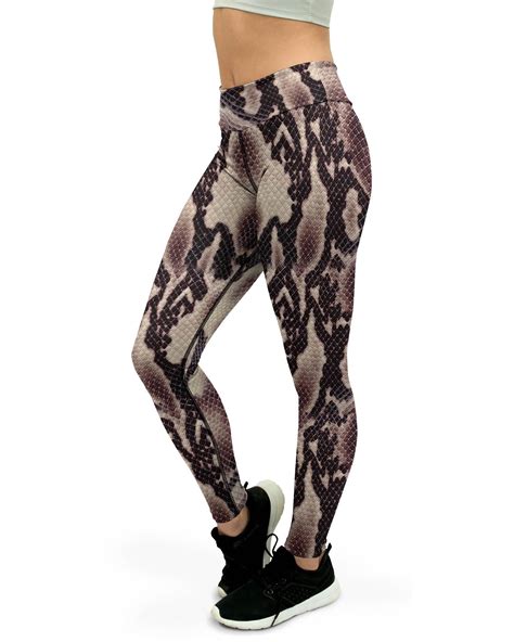 Anaconda Snake Skin Yoga Pants