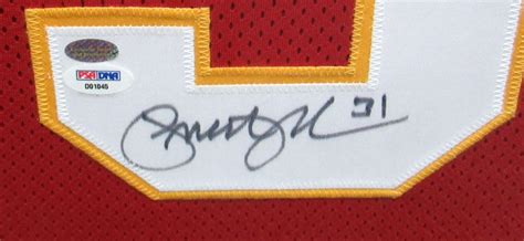 Lot Detail - Priest Holmes Signed Framed Jersey