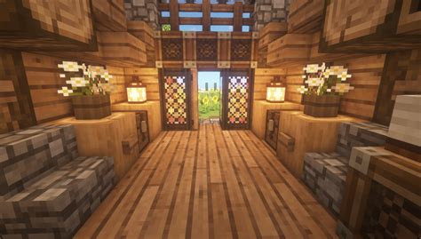 Asthetic Cottagecore Minecraft House Inside