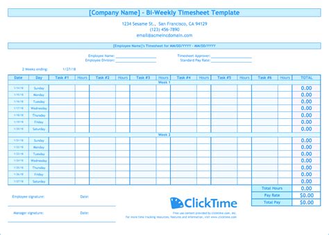 Timesheet Calculator Excel Template ~ Excel Templates