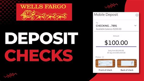 How to Deposit Checks on Wells Fargo | 2023 - YouTube