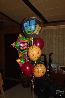 Grandpa/Liz's Birthday Party 2009 | Funny birthday balloons.… | Flickr