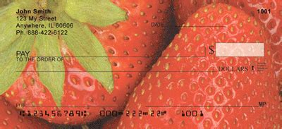 Berry Personal Checks | Berries Check Designs | FoodieChecks.com