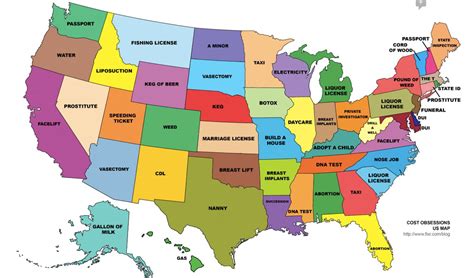 Map: The strange things people Google in every state - The Washington Post