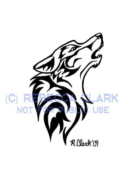 Howling Wolf Tattoo by InsaneRoman on DeviantArt