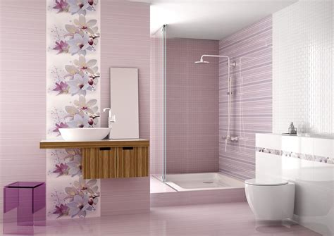 Fresh Lilac Mosaic Effect Wall Tile | Bathroom floor tiles, Bathroom ...